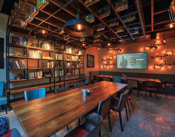 rivo cafe inside decor by bidcont